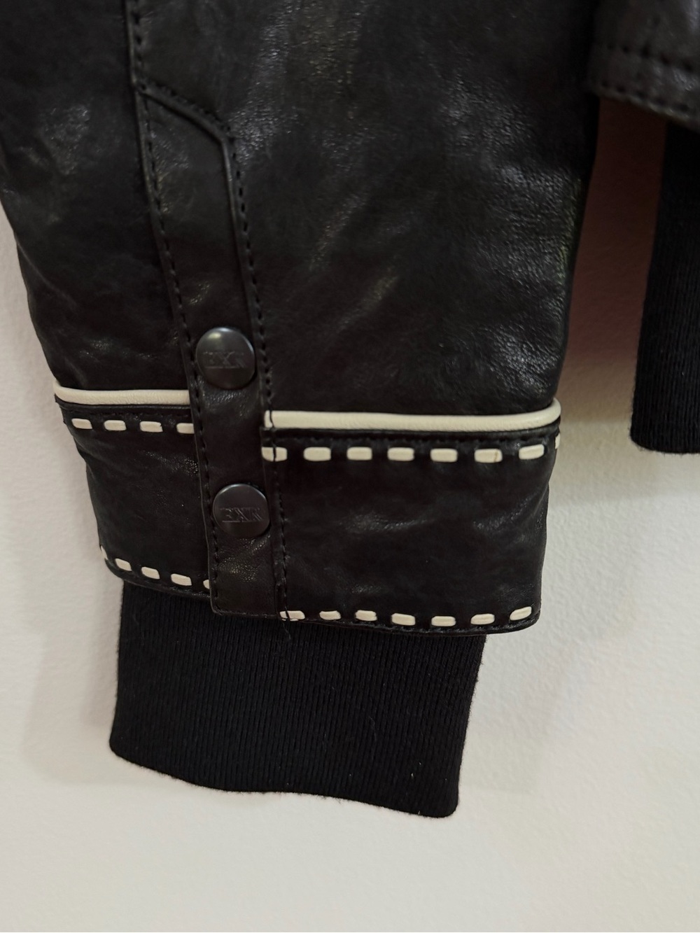 EXR Racing Motorcycle Leather Jacket Black Women’s XS Moto Embroidered - Picture 4 of 15